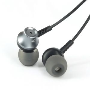 MP3 In Ear Wired Earbuds Earphone Aluminum Shell 12cm Cord Length With Flex