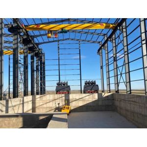 5T LZ Type Single Girder Grab Overhead Crane Equipped With Electric Hoist