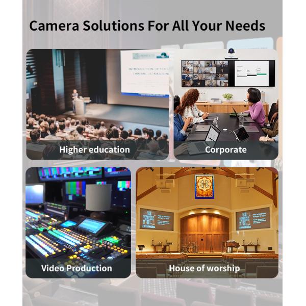 Live Streaming PTZ Camera for HD IP Broadcasting Auto Tracking Video Conference System