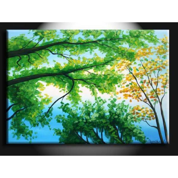 D019 Amazing Beautiful Paint Scenery Handmade Oil Painting with Replacement