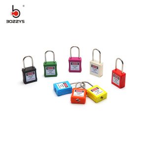 BOSHI Insulation 38mm Steel Shackle Material Square Circle Padlocks