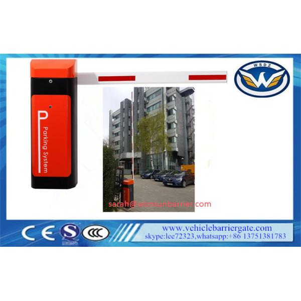 Telescopic Arm Auto Reverse car park barriers , parking barrier gate 8m Dual