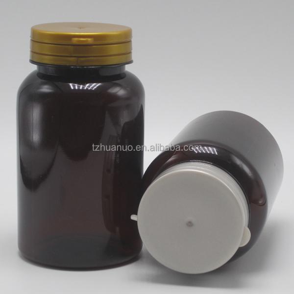 Round Shape 220ml PET Plastic Bottle with Tear-Off Cap Custom Label Printing Service