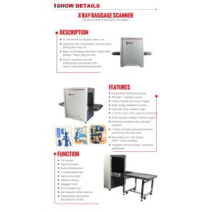 High Precision Airport Baggage X Ray Machines Law Enforcement Organizations