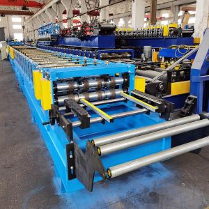 3Ph Floor Metal Deck Forming Machine Glazed Roll
