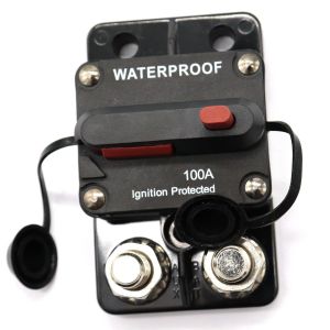 Square Manual Reset Circuit Protector Switching Router 100A Ignition For Truck