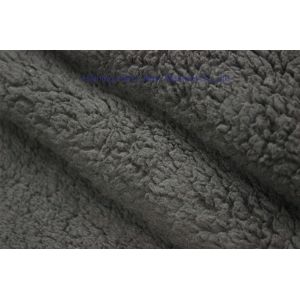 Double side 100% Polyester 240gsm Sherpa Fleece Fabric For Garment Or Blanket