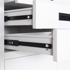 Durable Library Cyber Lock Bookshelf With Storage Drawer