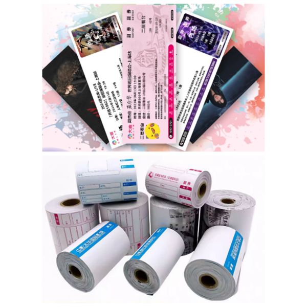 90cm 100cm Reel 55gram 70gram Coating Thermal Paper For Making Tickets 90cm 100cm Reel 55gram 70gram Coating Thermal Paper For Making Tickets