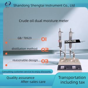 Manual distillation method using crude oil moisture analyzer SD8929B