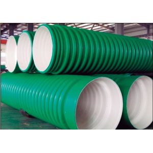 Siemens HMI HDPE PP DWC Double Wall Corrugated Pipe Machine