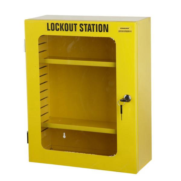 Lockout Station Cabinet Customized Panel With Two Mobile Division Plate