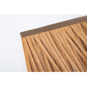 Grey Plastic Simulation Thatch Roofing Tile for Advanced Bent Tiles in Green