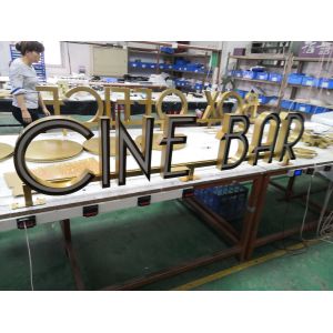 Pantone / RAL Front Lit Channel Letter Sign 12mm 50000 Hours Lifetime