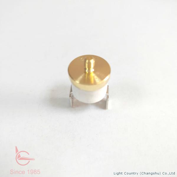 Quality KSD301 Manual Reset Thermostat Round Cap Ceramic Body For Temperature Control for sale
