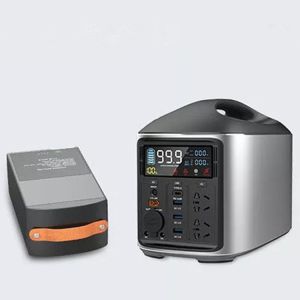 External 600 Watt Portable Power Station Solar Panel Li Polymer Battery