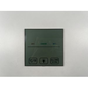 HTN Segment Code LCD White Blacklight Indoor Hygrograph Customizable Display