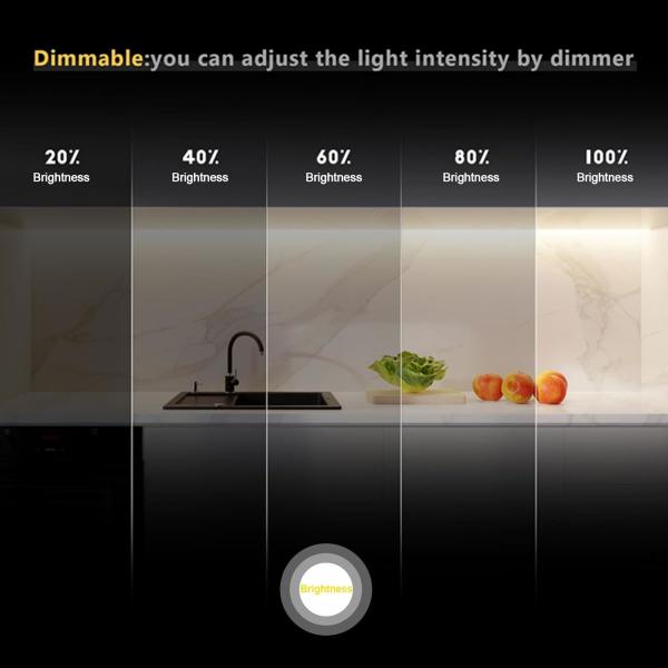 480LEDS 90Ra Dimmable 12W/M COB LED Strip for Lighting Solutions CE/RoHS Certified