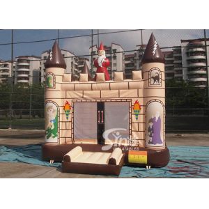 4x4m outdoor kids party Edinburgh inflatable bouncy castle made of 610g/m2 pvc