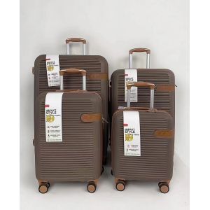 Practical ABS PC Luggage Multi Function Unisex With Double Zipper