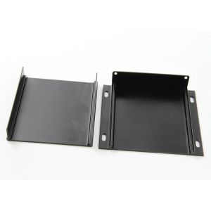 Black Oxidize AL2024 Aluminum Extrusion Profiles Metal Box Shell Customizable