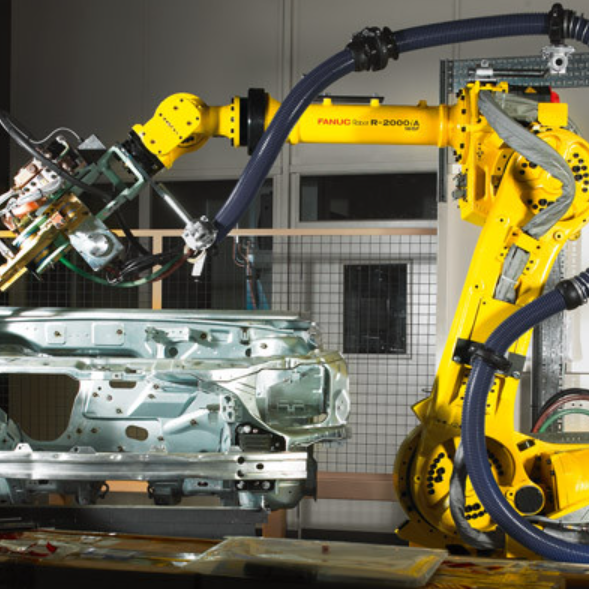 FANUC R-0iB 6 Axis Industrial Arc Welding Robotic Arm Steel Pipe Welding