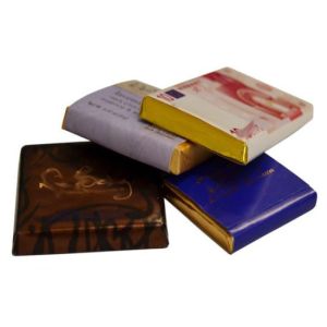 PLC Servo Touch Screen Controlled Tablet Wrapping Machine for Chocolate