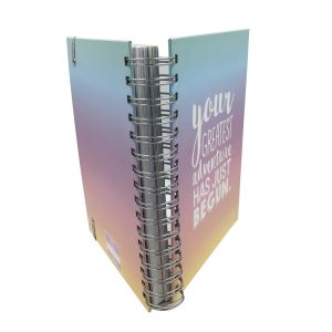 200pp 2022 A5 Office Spiral Notebook Planner Hardcover Wire O