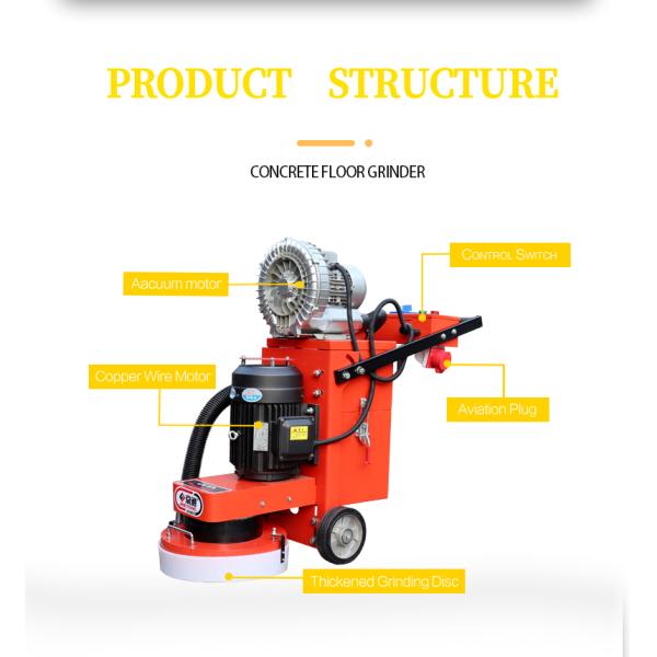 Bottom Hand Buffing Machine High Operating Efficiency for Ground Concrete Particle