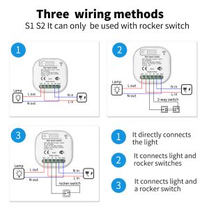 2.4GHz Wireless Remote Control Switch Wifi Three Key Self Homekit On Off Switch