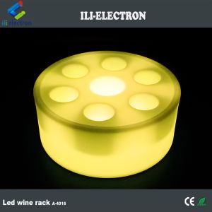 Rechargeable remote control unique led plastic barware