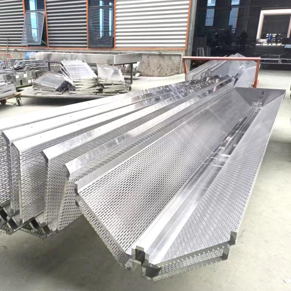Quality Stylish Perforated Aluminium Cladding Or Ceiling Panels Customizable Laser Cut Or CNC Punched Patterns Or Perforations for sale