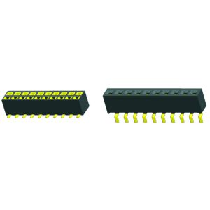 ROHS 2.0 Female Header Centipede Foot Doble Row Solder AU over Ni