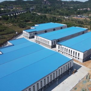 Prefab Steel Structure Warehouse Building with Sandwich Panels