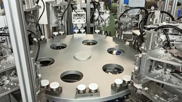 Quality Full Automatic Bottle Cap Screwing Machine With PLC Control System for sale