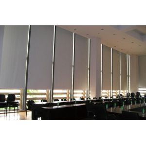 China Blackout Custom Electric Blinds Internal Remote Control Architectural Building Shade on sale