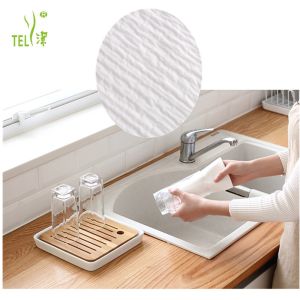 High Tensile Strength Kitchen Tissue Roll Dry Wet Amphibious