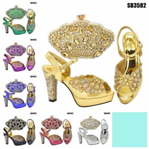 Leather Hook & Loop matching shoes with bag