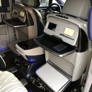 12V auto RV seat back folding table /dinner table/work table for luxury car van