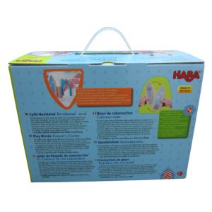 Customized Cardboard Paper Packaging Box With Handles For Easter