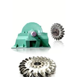 Head Pelton Turbine For Hydro Power Plant Capacity 5-50t Rated Frequency 50/60Hz