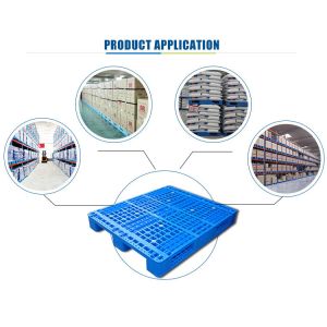 4-Way cheap Rackable plastic pallets with steel