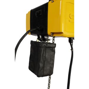 Small Yellow 500kg Electric Chain Hoist For Construction , Lifting Speed 8 m /