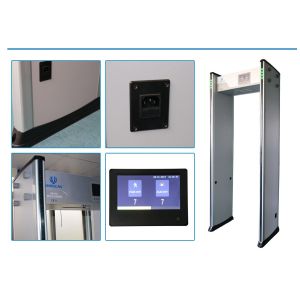 High Sensitivity 33 Detecting Zones Walk Through Metal Detector Gate Easily