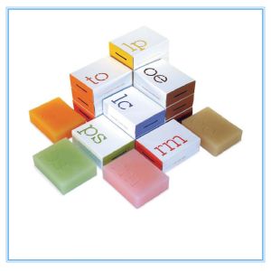 Cusomized Printing Paper Box Packaging , Hand Made Soap Packaging Box