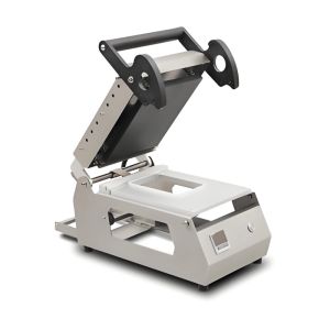 China Manual Tray Sealing Machine DQ-5 for Food Packaging  Easy to use Food and Meat Package  for Plastic Containers Tray Food Tray cross-cut  Sealing Machine on sale