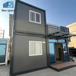 Boxspace Luxury-Prefab-House-China-Prefabricated-Homes 2 Storey Prefab Modern
