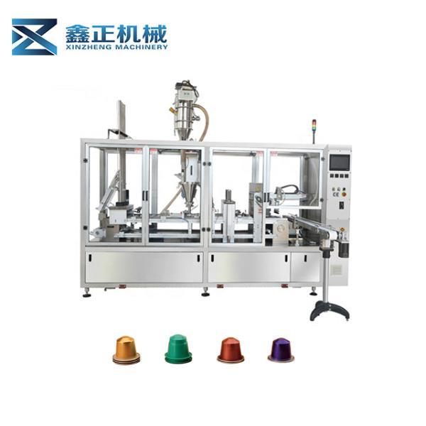 Two Lanes K Cup Filling And Sealing Machine Ce Fda Iso Certification