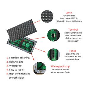 Energy Saving Programmable P10 Outdoor Led Modules