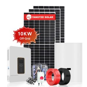 10KW Standalone Off Grid Solar Energy System With Battery Backup